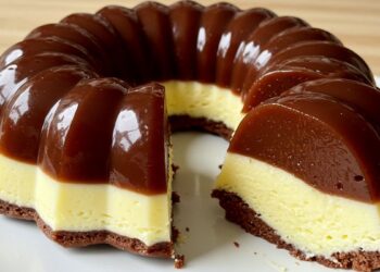 Pudim de Leite Ninho com Chocolate