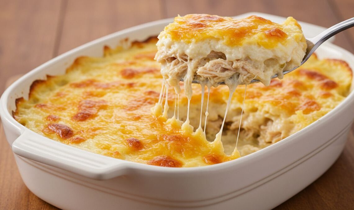 Escondidinho de Frango Cremoso com Queijo Gratinado 1 Escondidinho de Frango Cremoso com Queijo Gratinado