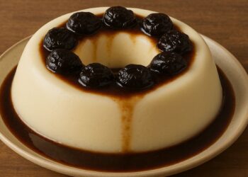 Manjar Branco com Calda de Ameixa 5 Manjar Branco com Calda de Ameixa