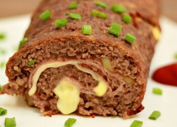 Rocambole de Carne Moída Maravilhoso 6 Rocambole de Carne Moída Maravilhoso