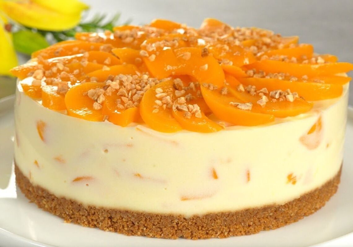 Sobremesa de Pêssego Simples e Deliciosa 1 Sobremesa de Pêssego Simples e Deliciosa