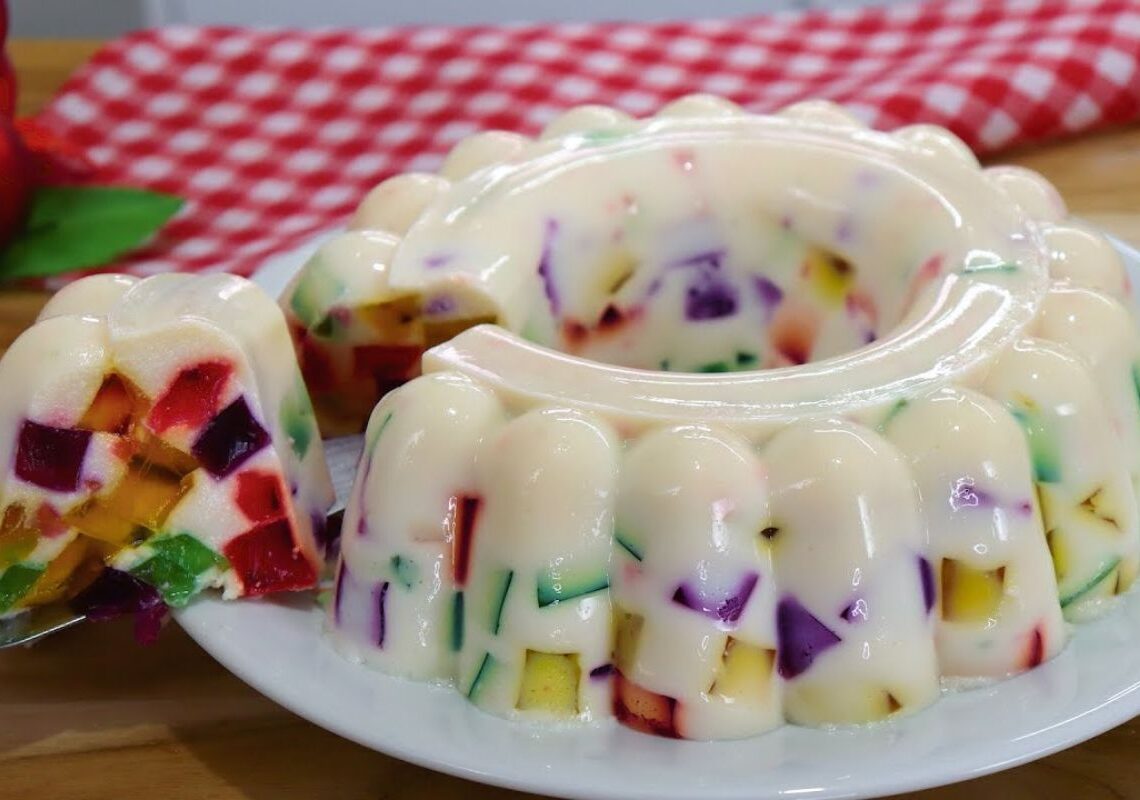 Aprenda a Fazer Gelatina Colorida Mosaico 1 Aprenda a Fazer Gelatina Colorida Mosaico