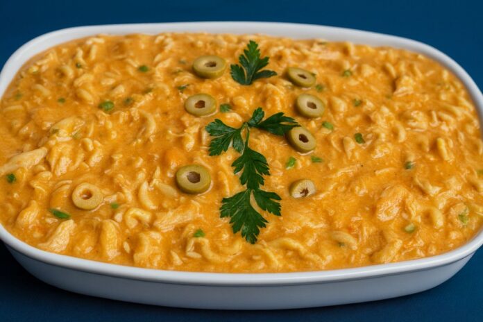 Macarrão Cremoso com Frango – Prato Prático para o Almoço ou Jantar