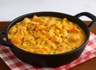 Frango Cremoso com Milho – Receita Prática para o Dia a Dia