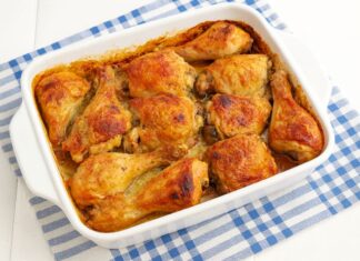 Frango Assado com Maionese e Creme de Cebola – Prato Prático para o Almoço do Dia a Dia