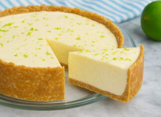 Torta de Limão Gelada com Base de Biscoito – Sobremesa Deliciosa
