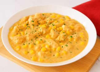 Frango Cremoso com Milho – Prato Prático para o Almoço
