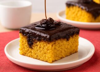 Bolo de Cenoura com Cobertura de Chocolate – Clássico Fofinho e Caseiro