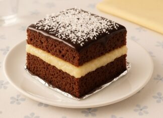 Torta Gelada Prestígio – Sobremesa Cremosa de Coco com Chocolate