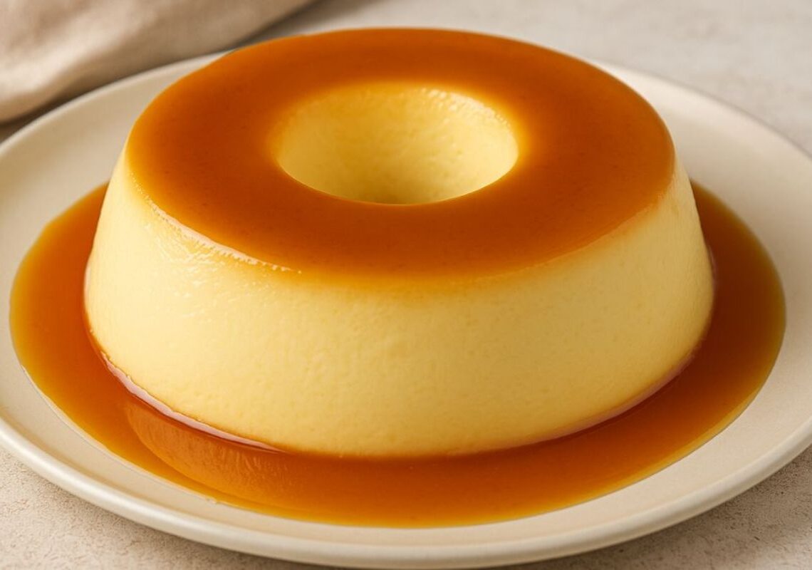 Pudim de geladeira cremoso sem forno e fácil de fazer