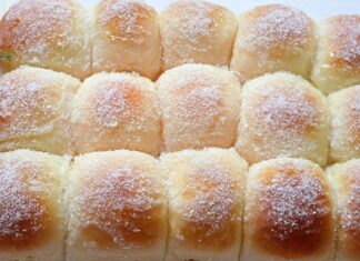 Pão de Leite Condensado Super Macio e Douradinho