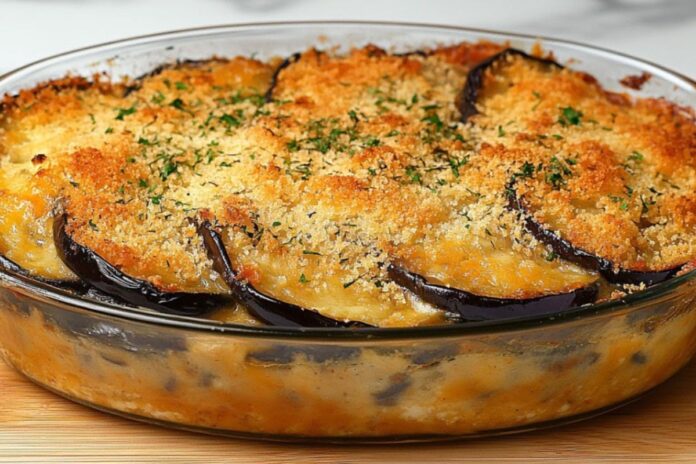 Berinjela ao Forno Cremosa com Queijos: Um Encanto de Sabor e Textura