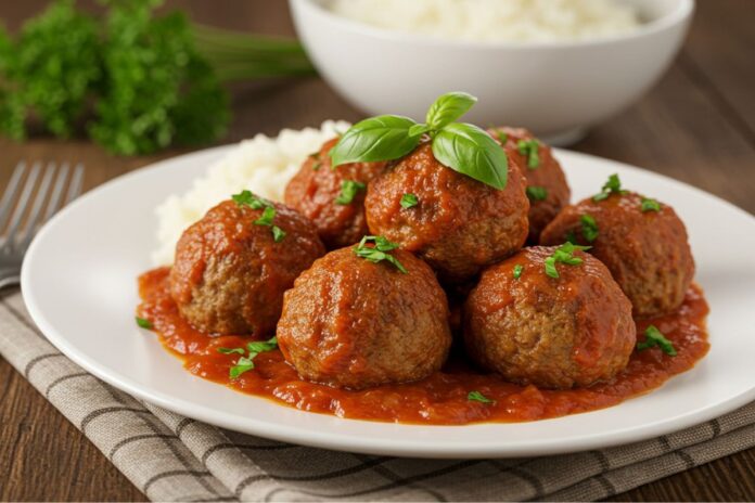 Almôndegas de Carne ao Molho