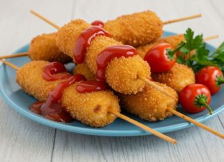 Cachorro-Quente no Palito Crocante