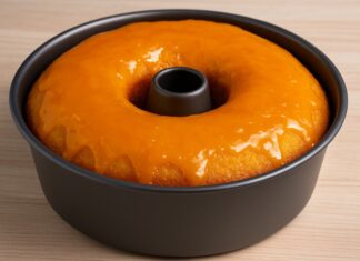 Bolo de Laranja Fofinho com Cobertura Caseira – Massa Leve e Calda Úmida