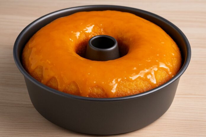 Bolo de Laranja Fofinho com Cobertura Caseira – Massa Leve e Calda Úmida