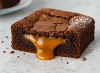 Brownie Recheado de Doce de Leite – Doce Rápido para Qualquer Momento