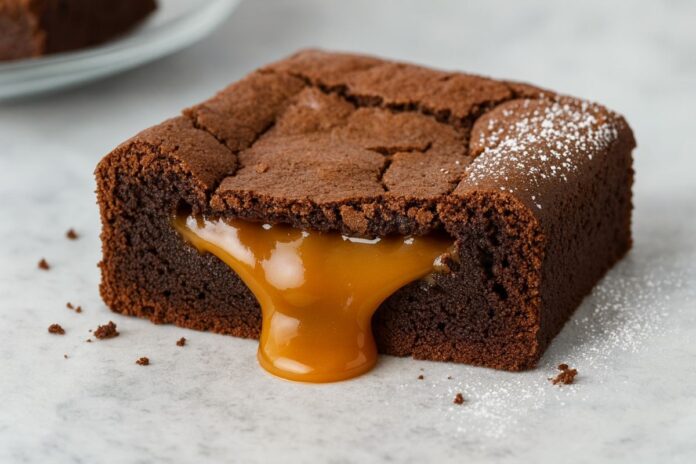 Brownie Recheado de Doce de Leite – Doce Rápido para Qualquer Momento