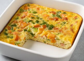 Omelete de Forno com Legumes – Receita Simples e Leve para o Dia a Dia
