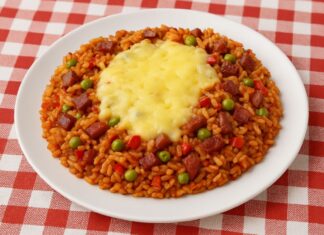 Arroz Cremoso com Queijo e Bacon – Opção Rápida para o Almoço