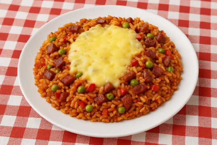 Arroz Cremoso com Queijo e Bacon – Opção Rápida para o Almoço