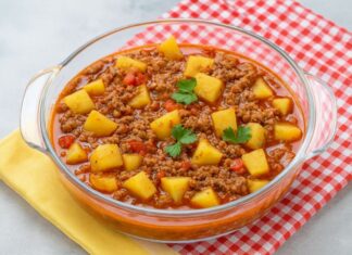 Carne Moída Cremosa com Batata na Panela – Receita Simples para o Almoço