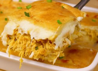 Torta de Frango Cremosa de Liquidificador – Recheio Suculento e Massa Leve