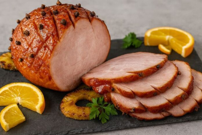 Tender Assado com Molho Suave de Laranja