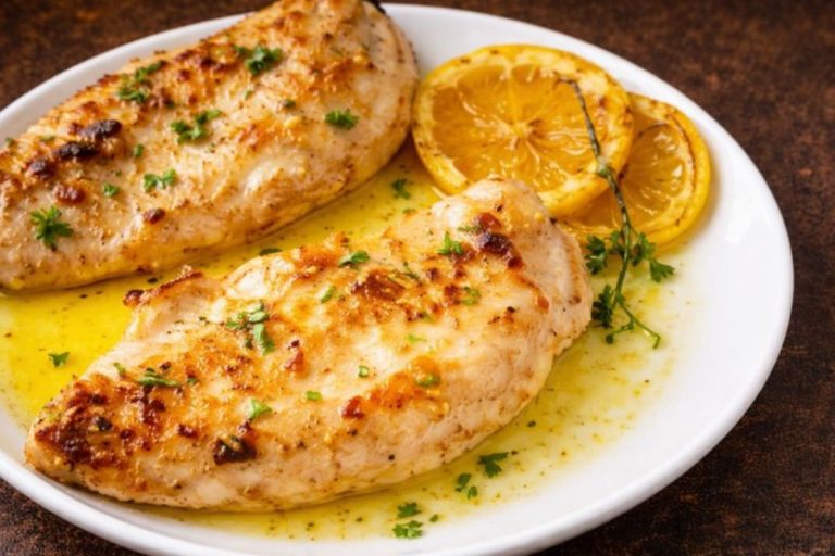 Frango Grelhado na Frigideira com Alho e Limão