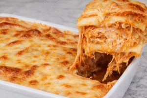 Lasanha de Frango Cremosa