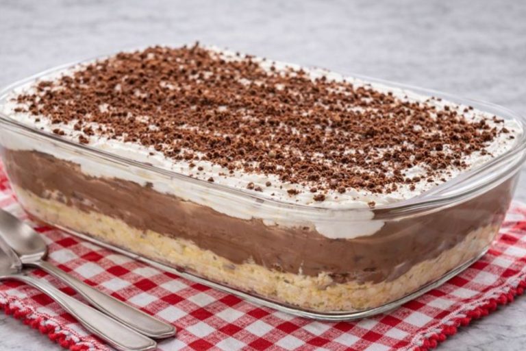 Pavê de Chocolate Simples – Sobremesa Gelada Fácil