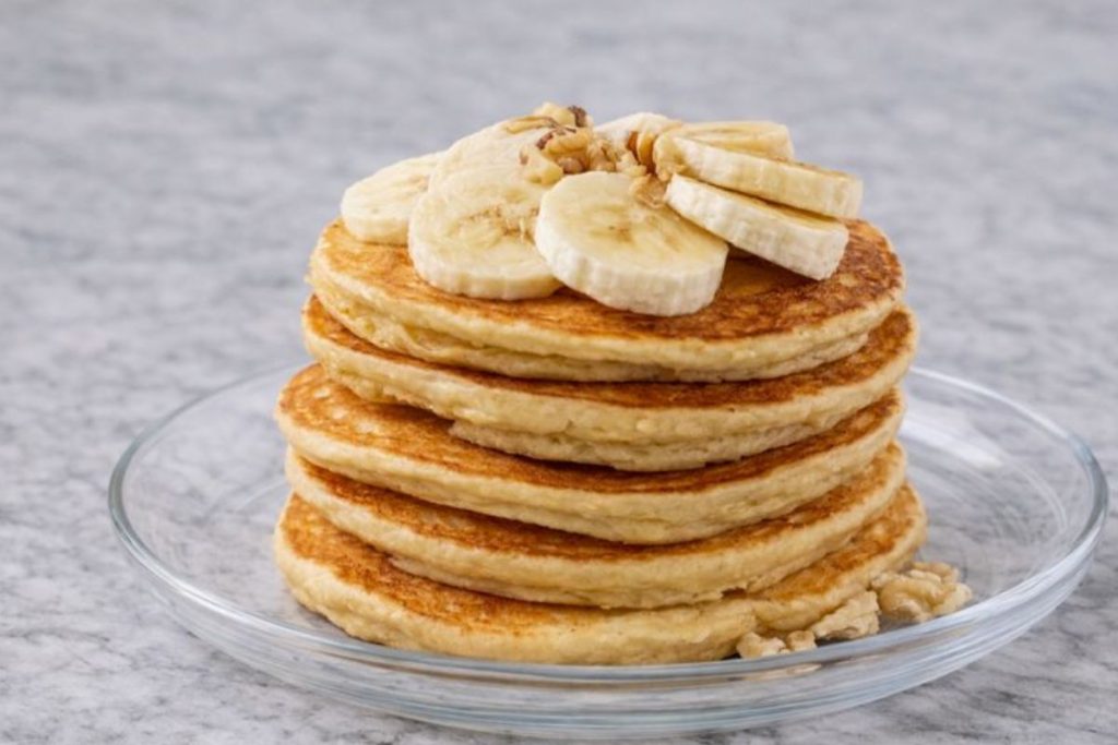 Panqueca de Aveia com Banana Sem Açúcar