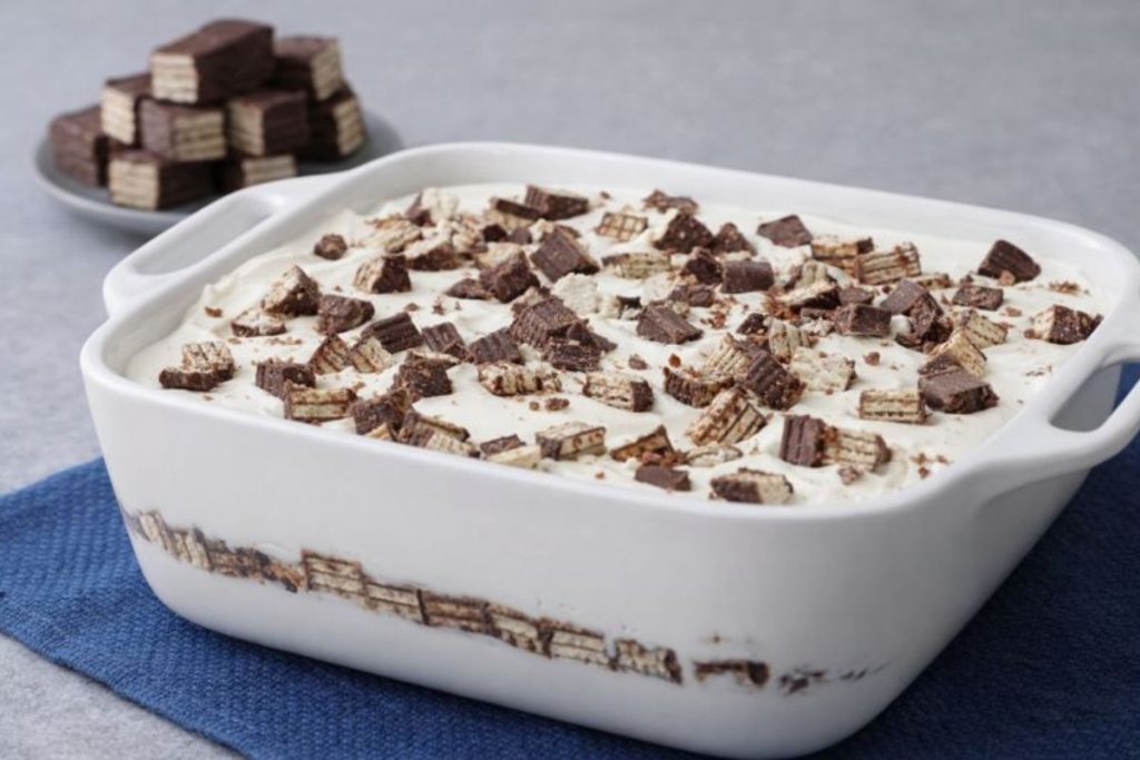 Pavê de Bis Simples e Cremoso