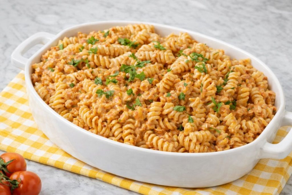 Macarrão de Panela de Pressão – Refeição Prática e Cremosa para o Dia a Dia