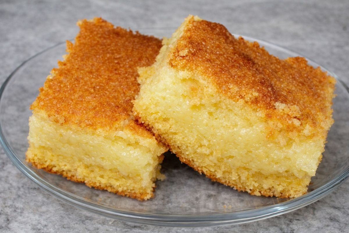 Bolo de Fubá Cremoso de Liquidificador