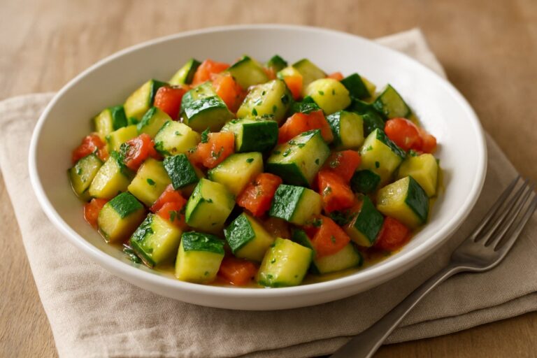 Abobrinha Refogada com Tomate – Acompanhamento Simples para o Dia a Dia