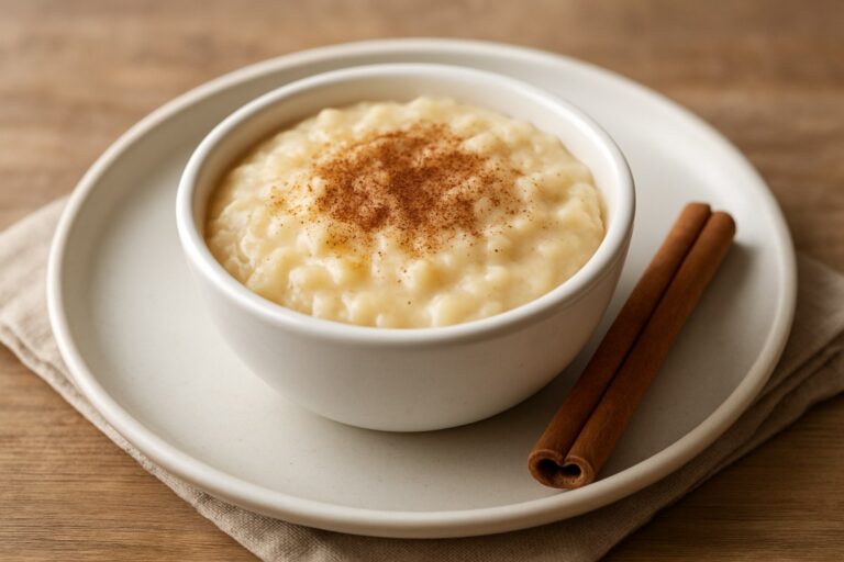 Arroz-Doce com Leite em Pó – Receita Cremosa e Fácil para Servir Morna ou Gelada
