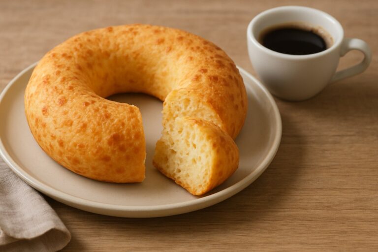 Biscoitão Caipira de Polvilho e Queijo – Receita Assada para o Lanche
