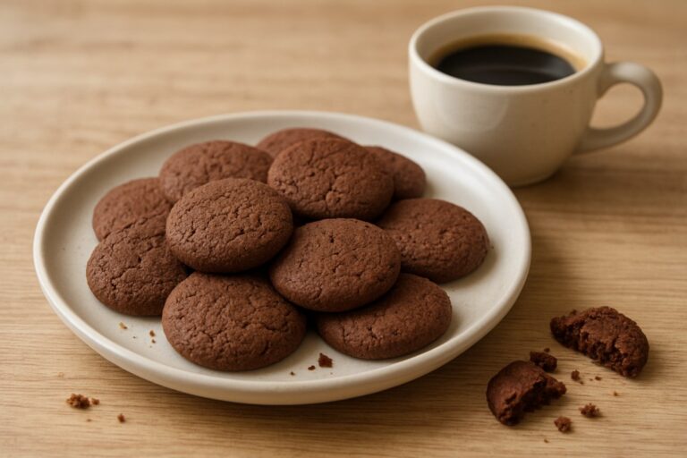 Biscoito Amanteigado de Chocolate – Receita Simples para Acompanhar o Café