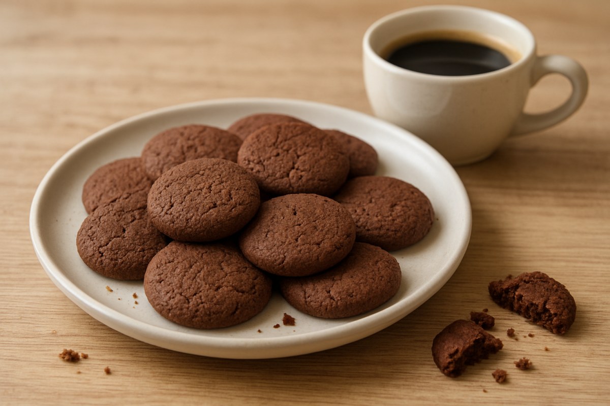 Biscoito Amanteigado de Chocolate