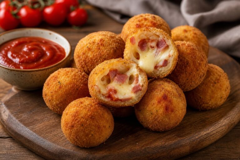 Bolinha de Pizza Crocante – Aperitivo Prático para Reuniões