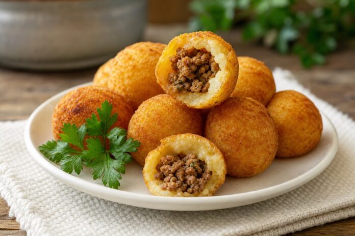 Bolinho de Tapioca com Carne