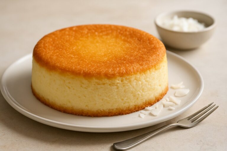 Bolo Docinho do Céu Cremoso – Receita de Liquidificador com Coco