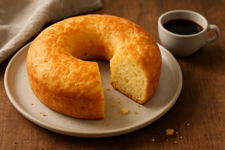 Bolo Pão de Queijo de Liquidificador – Lanche Caseiro Macio e Dourado
