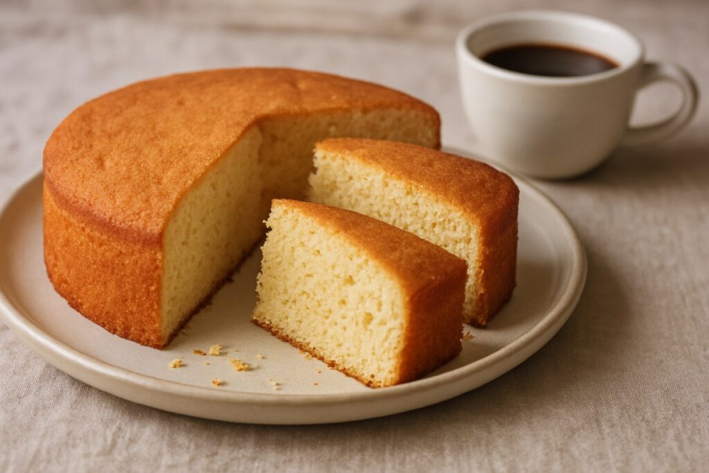 Bolo sem Farinha de Trigo – Receita Leve de Amido de Milho para o Café