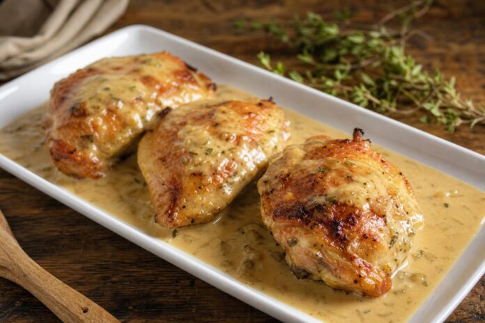 Coxa de Frango ao Creme