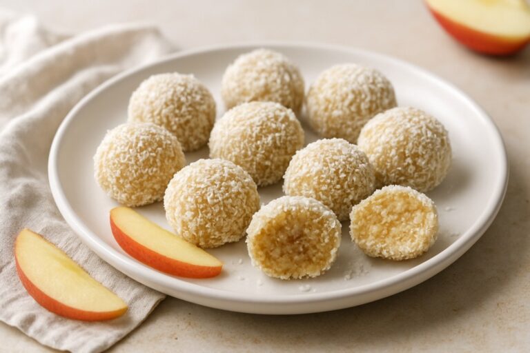 Docinho de Banana e Maçã sem Açúcar – Receita Rápida com Aveia e Coco