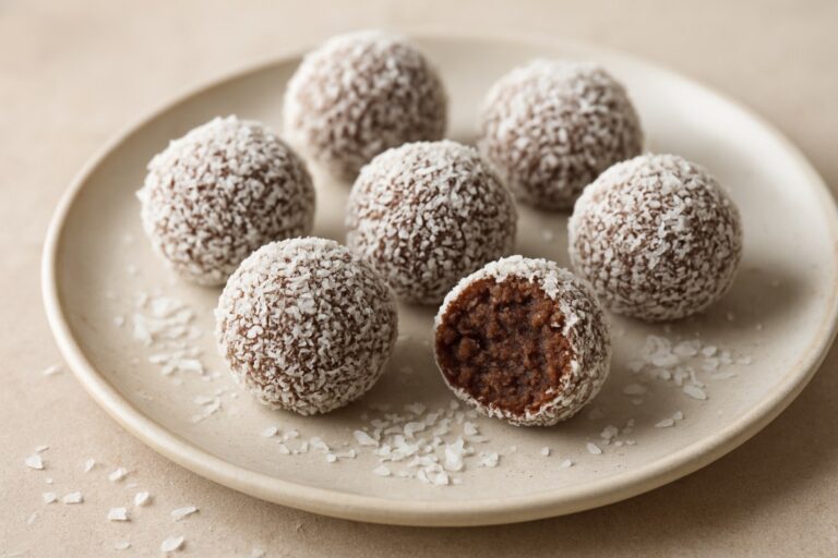 Docinho Fit de Chocolate com Coco – Receita Sem Glúten e Sem Leite