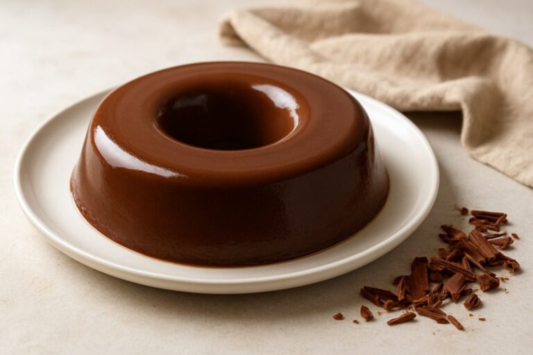 Flan de Leite Condensado com Chocolate – Sobremesa Cremosa de Liquidificador