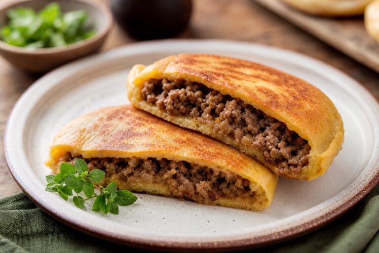 Lanche de Frigideira com Recheio de Carne Moída – Rápido e Saboroso para Jantar